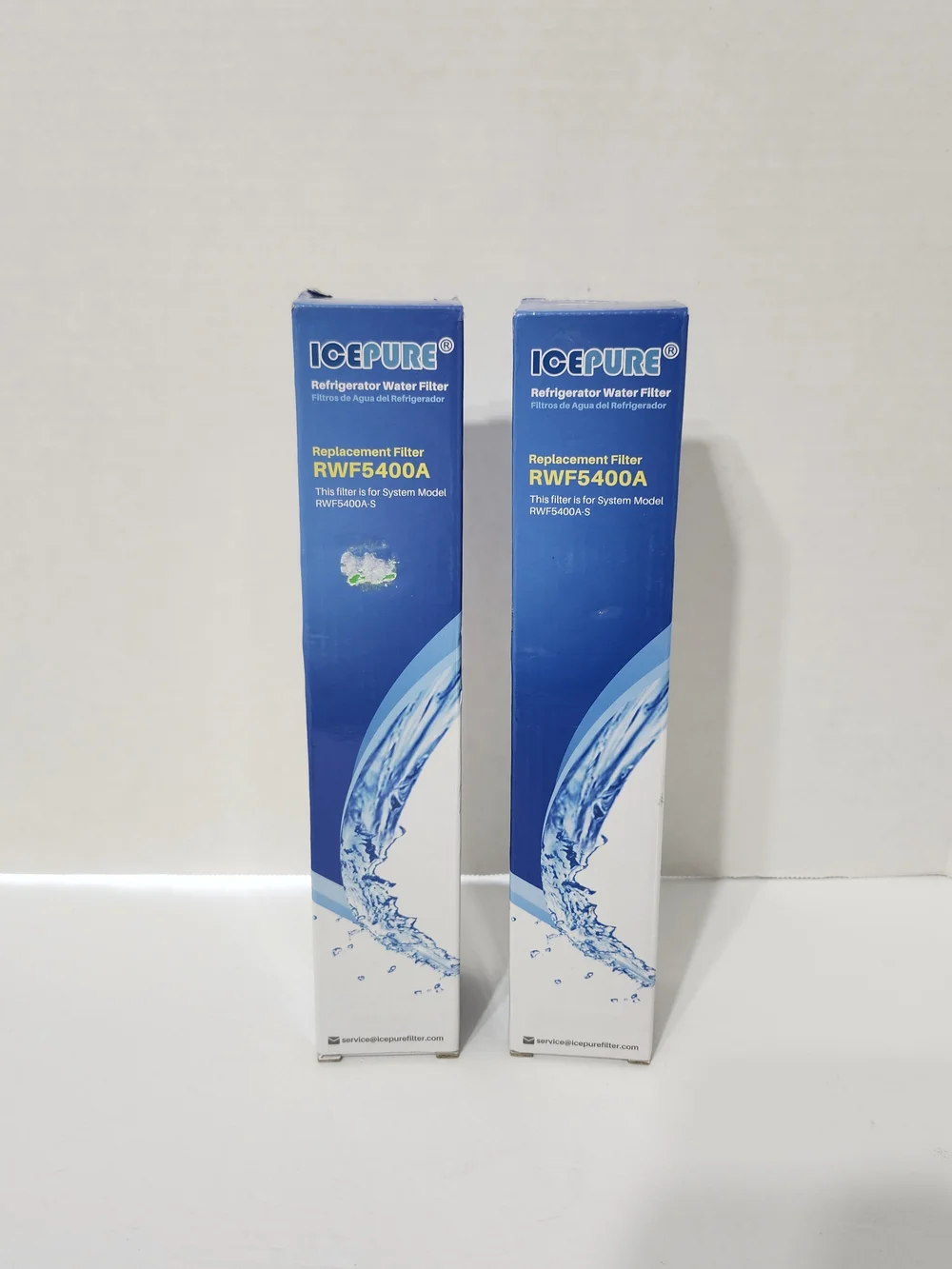 RWF5400A Refrigerator Water Filter 2 Pieces Clean Water Kitchen Office Garage